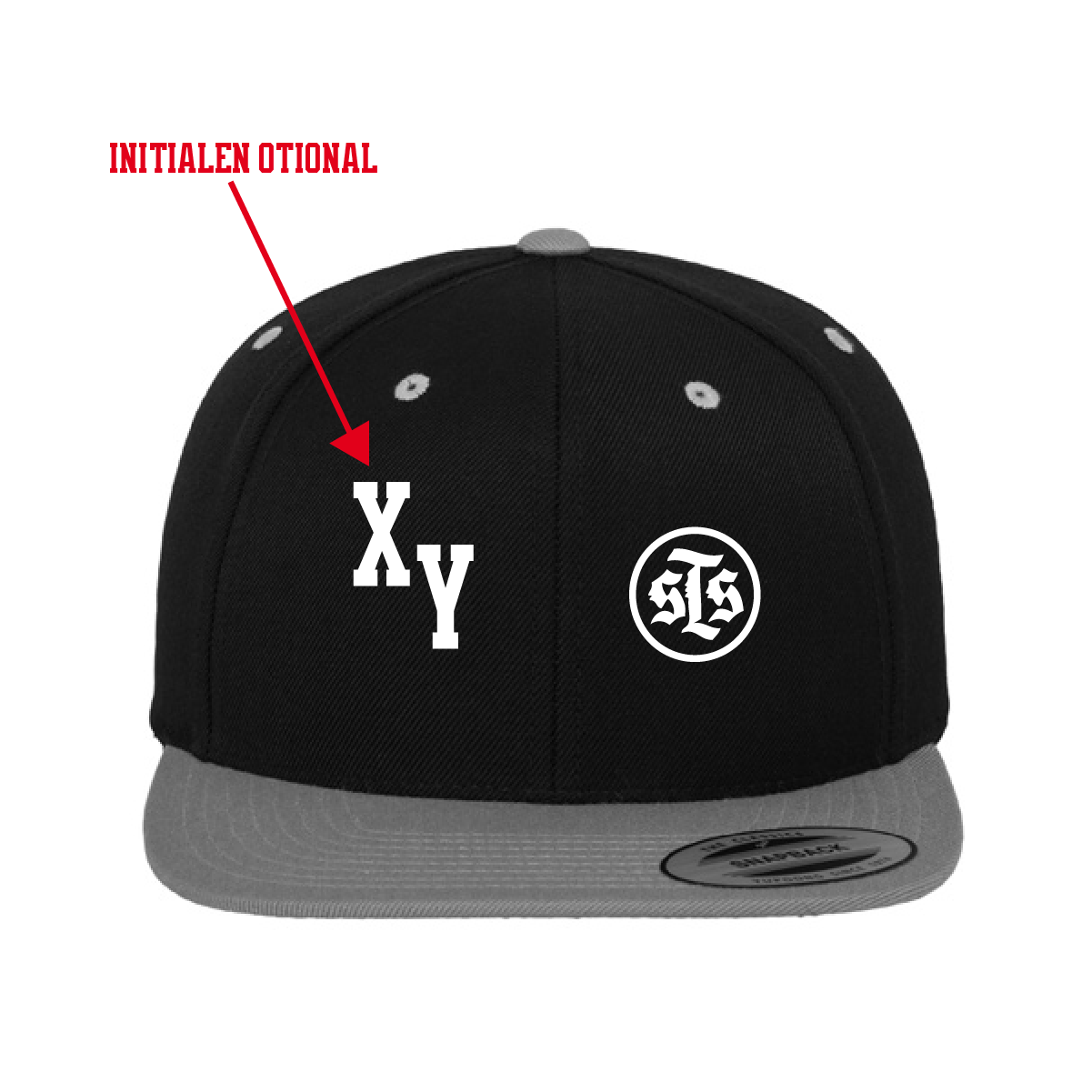 Classic Snapback 2-Tone inkl.Wappen (Initialen optional)