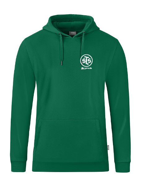 JAKO Kapuzensweat Organic  inkl.Wappen und Vereinsname (Initialen optional)