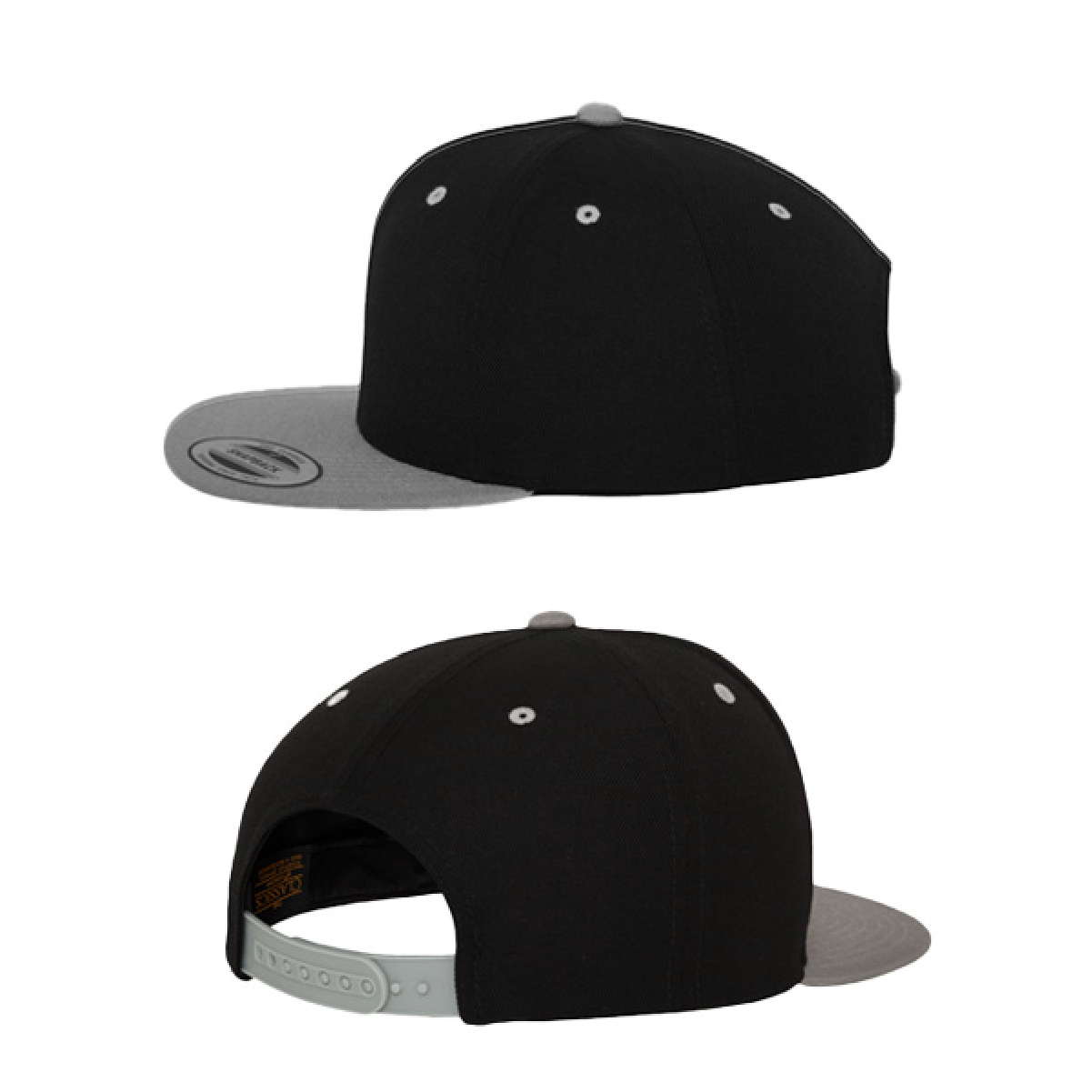 Classic Snapback 2-Tone inkl.Wappen (Initialen optional)
