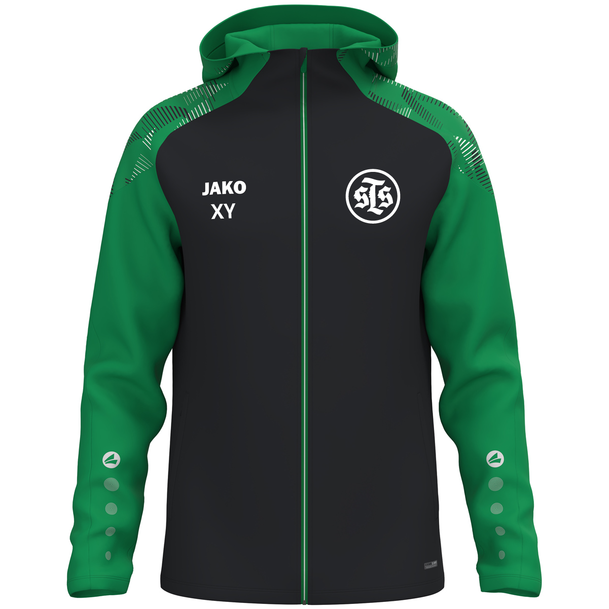 JAKO Kapuzenjacke Sonic inkl.Wappen und Vereinsname (Initialen optional)