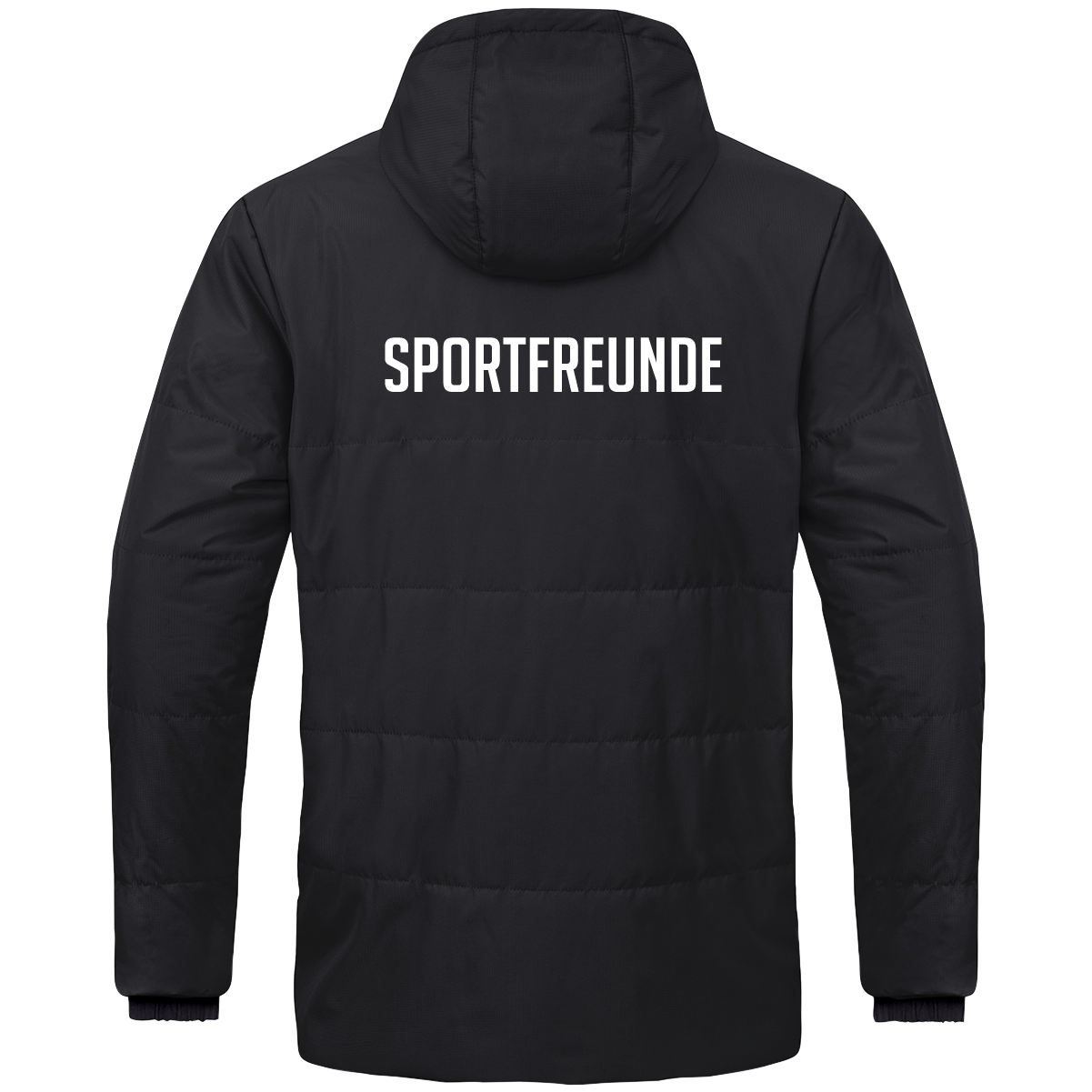 JAKO Coachjacke One mit Kapuze inkl.Wappen und Vereinsname (Initialen optional)