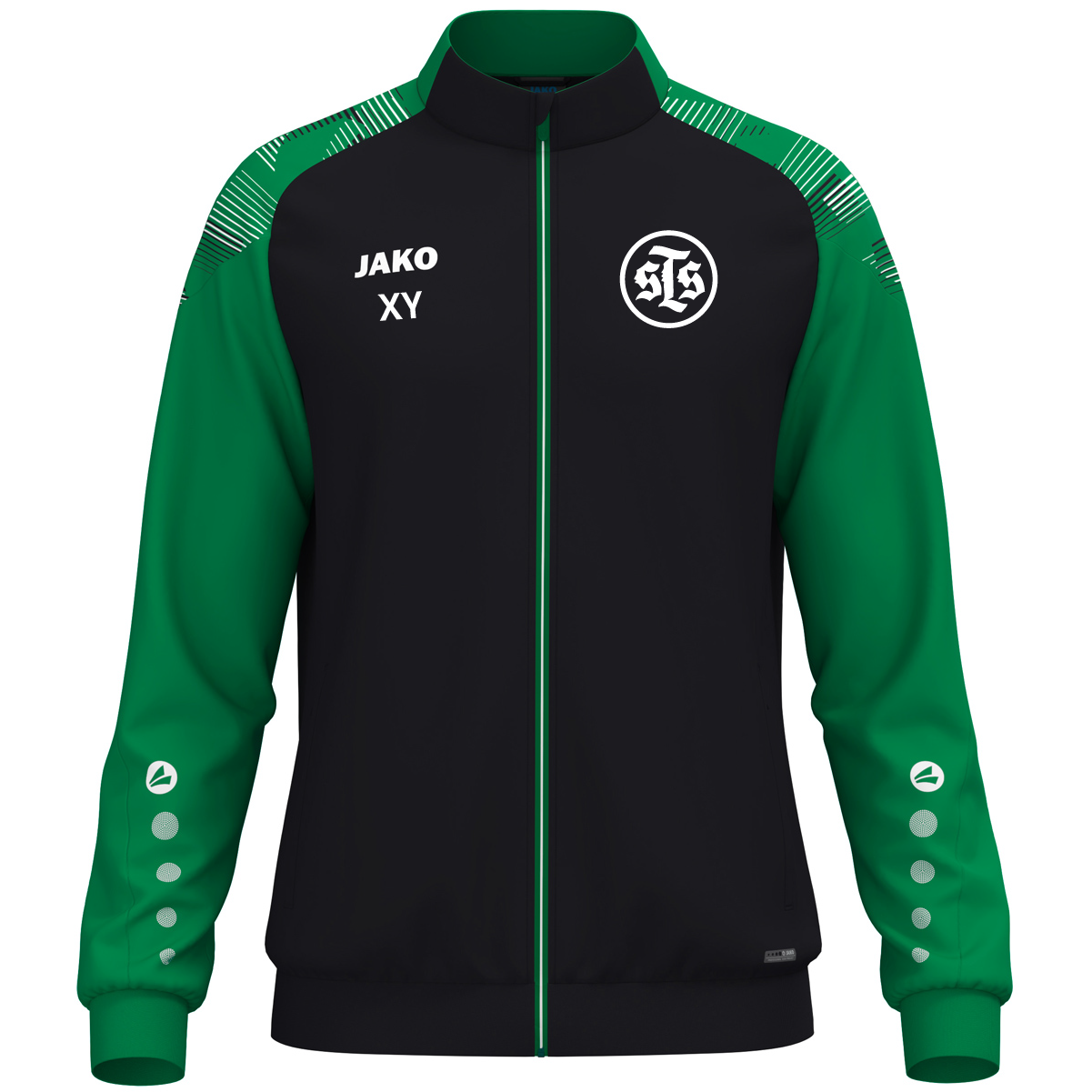 JAKO Polyesterjacke Sonic inkl.Wappen und Vereinsname (Initialen optional)