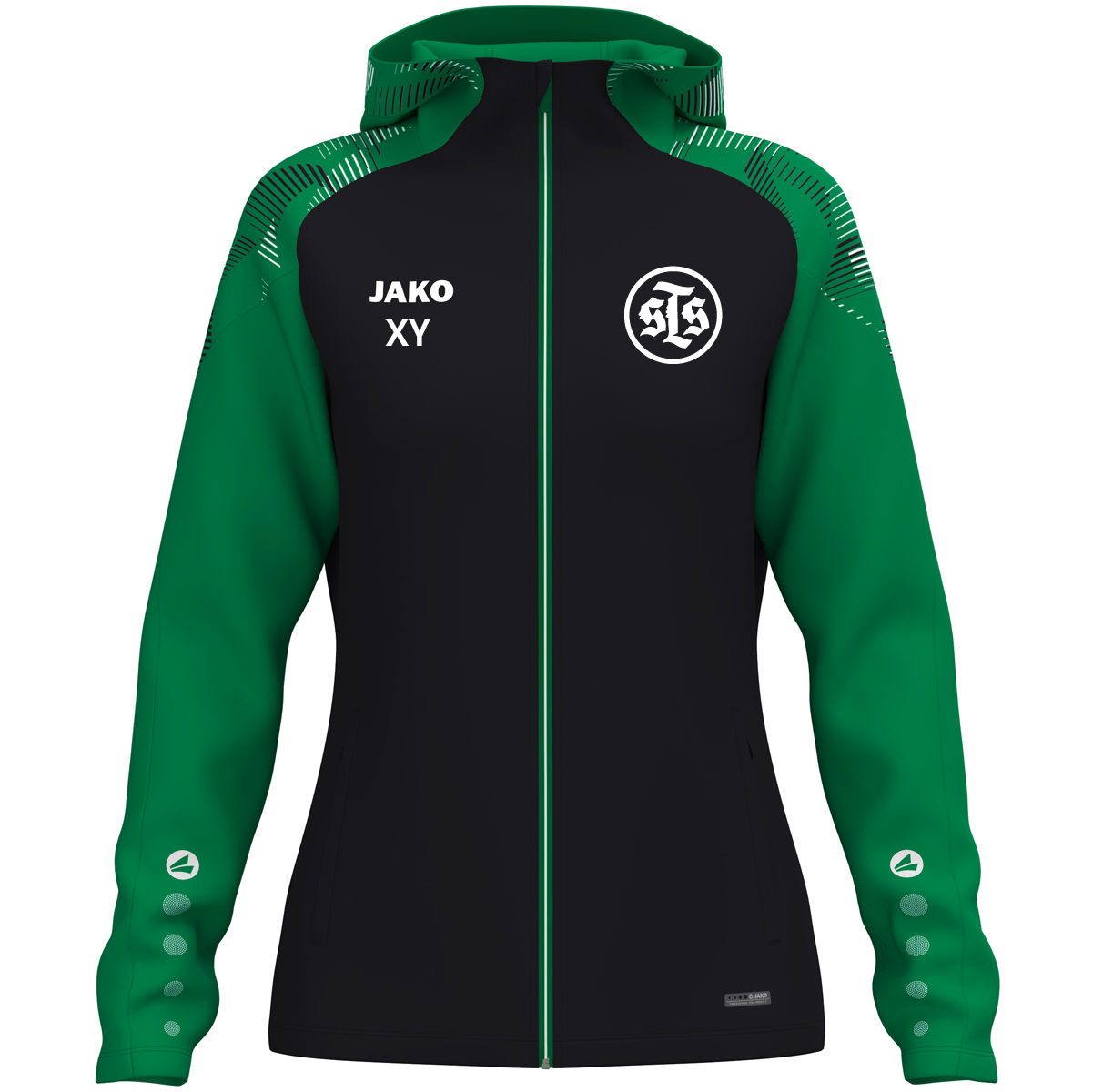 JAKO Kapuzenjacke Sonic Damen inkl.Wappen und Vereinsname (Initialen optional)