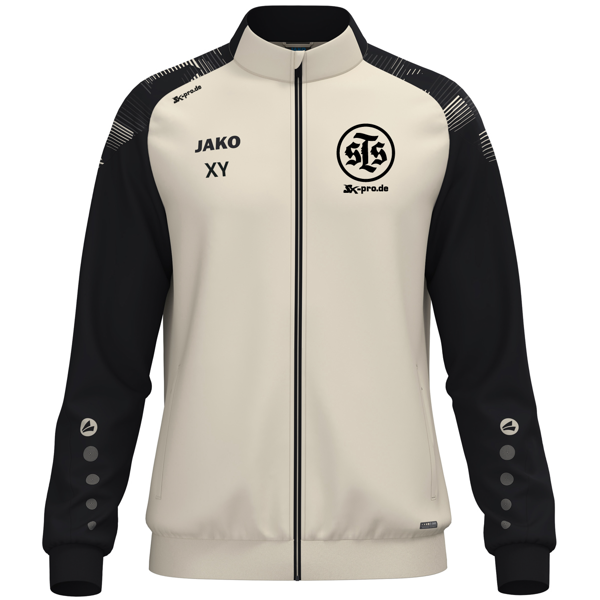 JAKO Polyesterjacke Sonic inkl.Wappen und Vereinsname (Initialen optional)