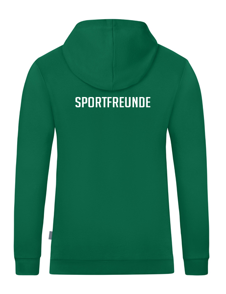 JAKO Kapuzensweat Organic  inkl.Wappen und Vereinsname (Initialen optional)