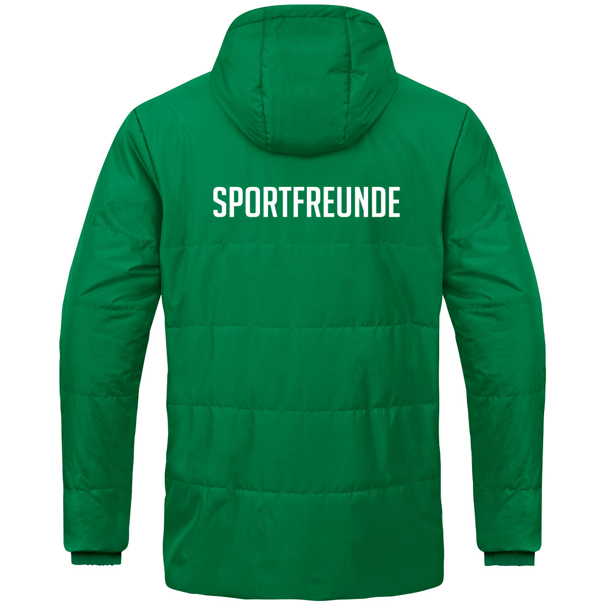 JAKO Coachjacke One mit Kapuze inkl.Wappen und Vereinsname (Initialen optional)