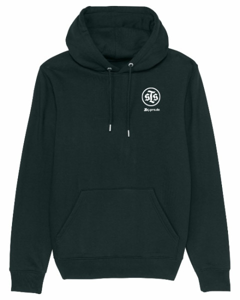 Iconic Unisex Hoodie Organic inkl. Wappen u. Rückenmotiv (Initialen optional)