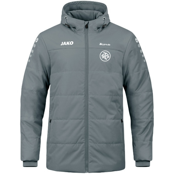 Coachjacke Team mit Kapuze inkl. Wappen (Initialen optional)