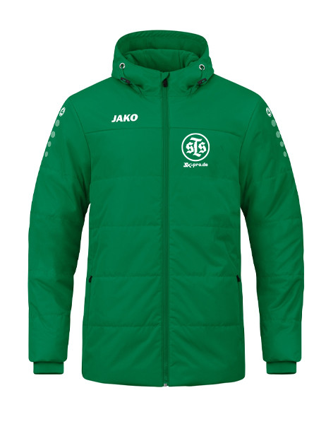 Coachjacke Team mit Kapuze inkl. Wappen u. Vereinsname (Initialen optional)