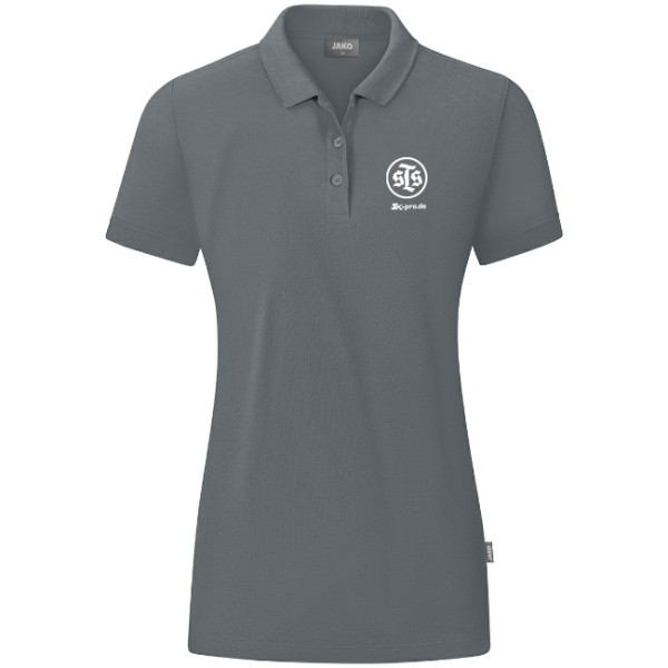 Damen Polo Organic inkl. Wappen u. Rückenmotiv (Initialen optional)