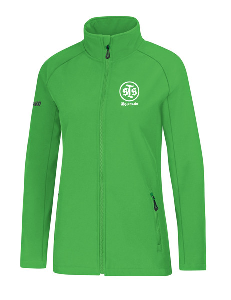 Damen Softshelljacke Team inkl. Wappen u. Vereinsname (Initialen optional)