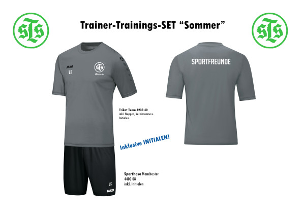 TRAINER-SET Erwachsene inkl. Wappen und Initialen