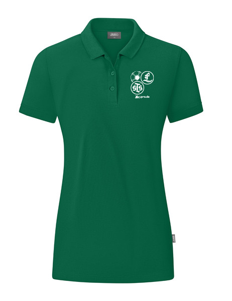 Damen Polo Organic inkl. Wappen u. Vereinsname (Initialen optional)