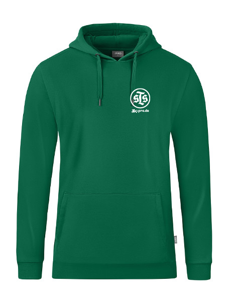 Kapuzensweat Organic inkl. Wappen u. Vereinsname (Initialen optional)