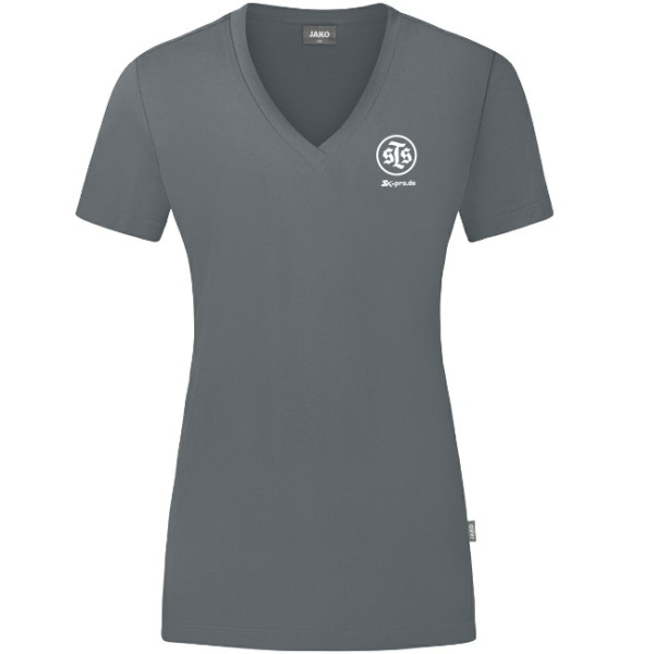 Damen T-Shirt Organic inkl. Wappen u. Rückenmotiv (Initialen optional)