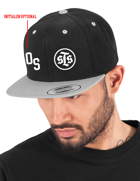 Classic Snapback 2-Tone inkl.Wappen (Initialen optional)